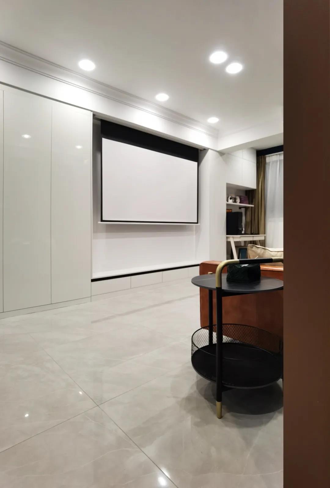 上海90㎡為迎二孩出生，打造家庭影院+強收納，超給力