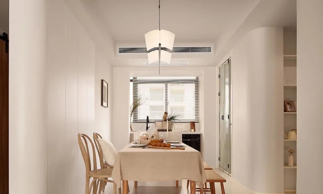 鄭州98㎡『奶油系』美宅，兩代人清爽安居無負擔！