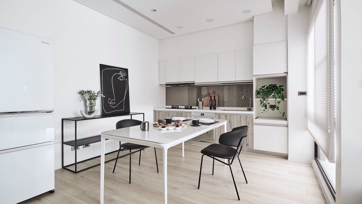 減法人生丨強(qiáng)收納好打理的114㎡白色清水房