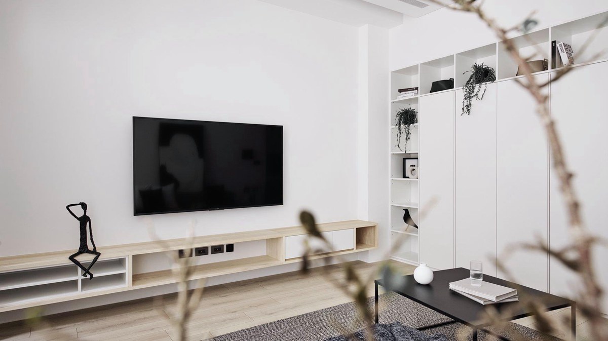 減法人生丨強(qiáng)收納好打理的114㎡白色清水房