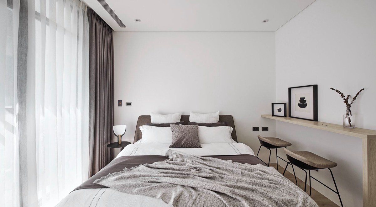 減法人生丨強(qiáng)收納好打理的114㎡白色清水房