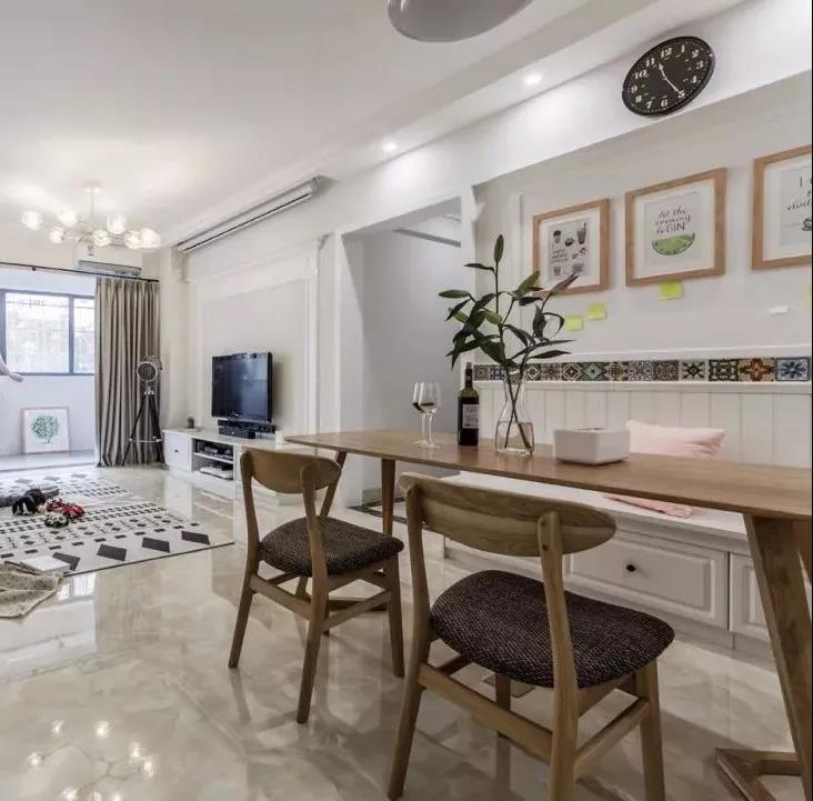 北京104㎡[雞肋戶型]大爆改，墻體移動術，1㎡都不浪費!