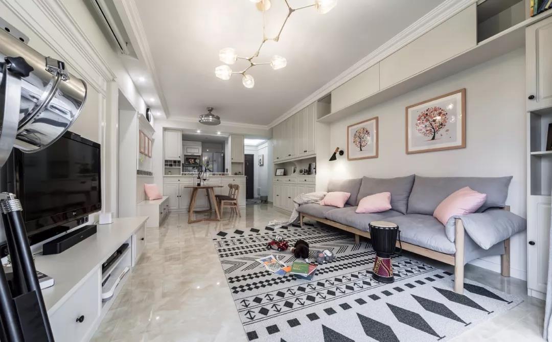 北京104㎡[雞肋戶型]大爆改，墻體移動術，1㎡都不浪費!