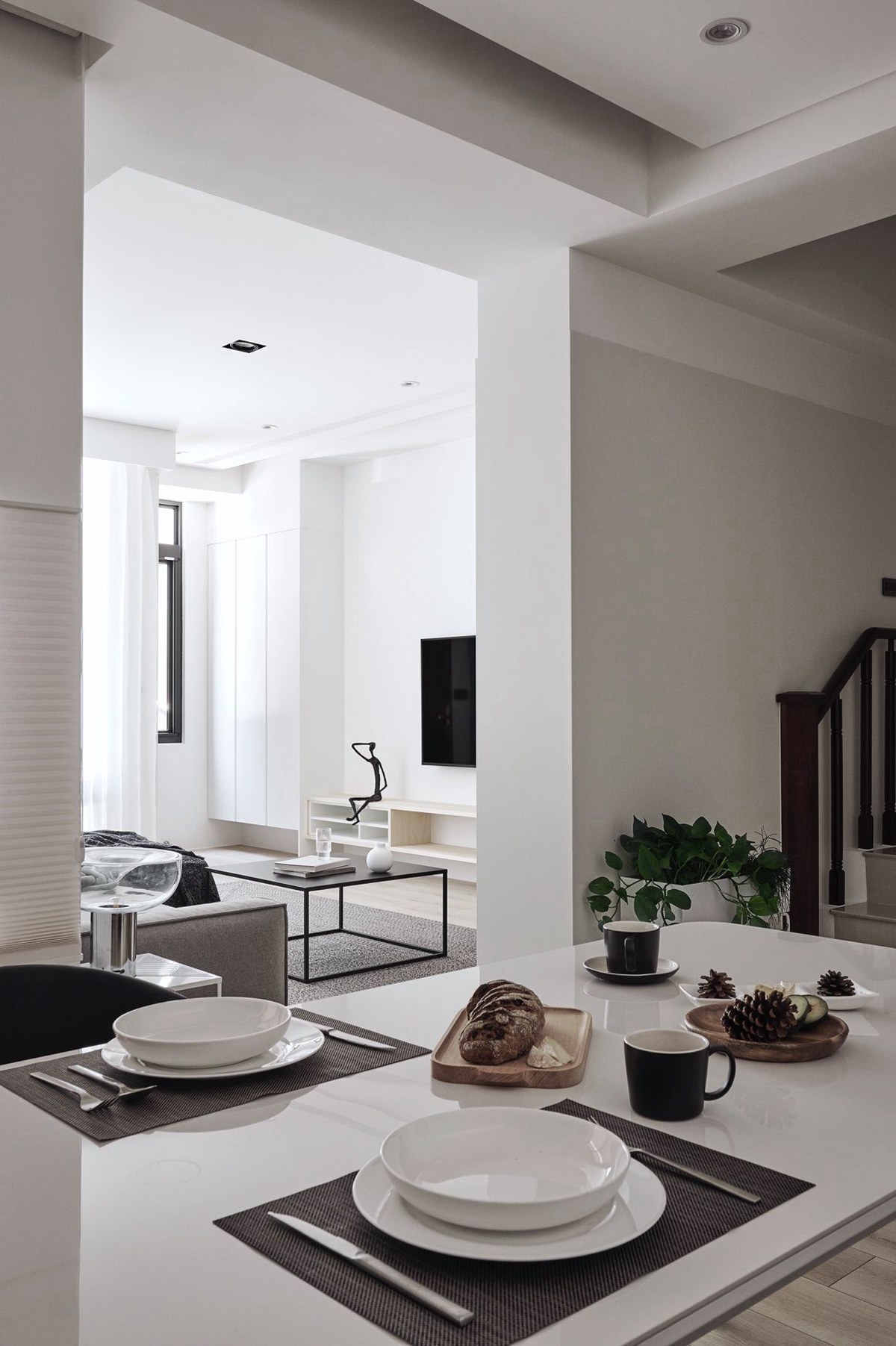 減法人生丨強(qiáng)收納好打理的114㎡白色清水房