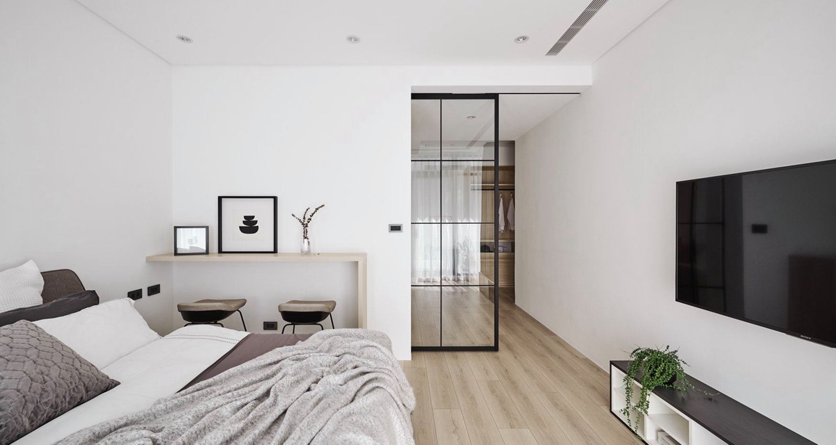 減法人生丨強(qiáng)收納好打理的114㎡白色清水房