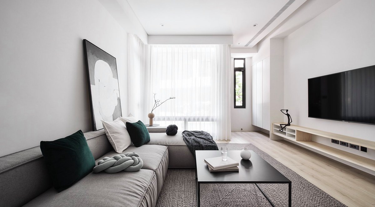 減法人生丨強(qiáng)收納好打理的114㎡白色清水房