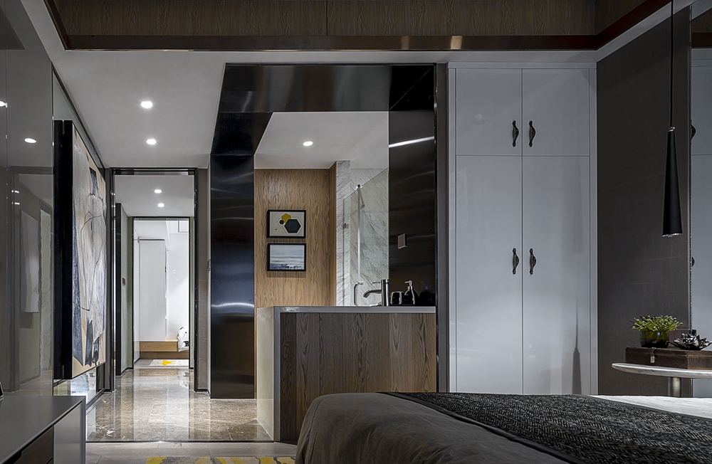 客廳做出角落書房，通透UPUP，126㎡住出200㎡的感覺！