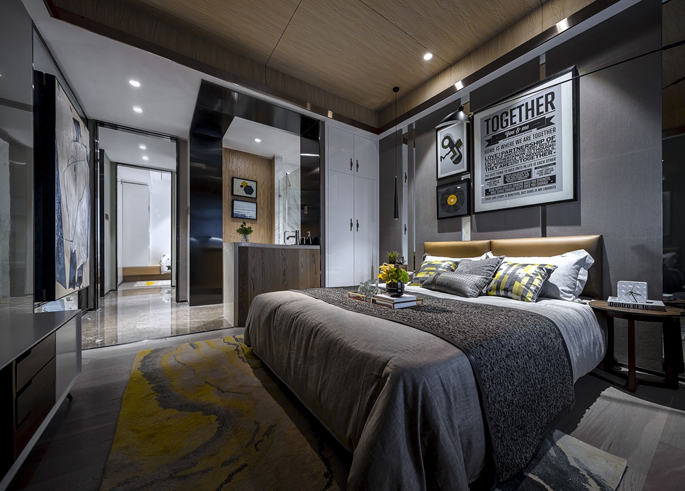 客廳做出角落書房，通透UPUP，126㎡住出200㎡的感覺！