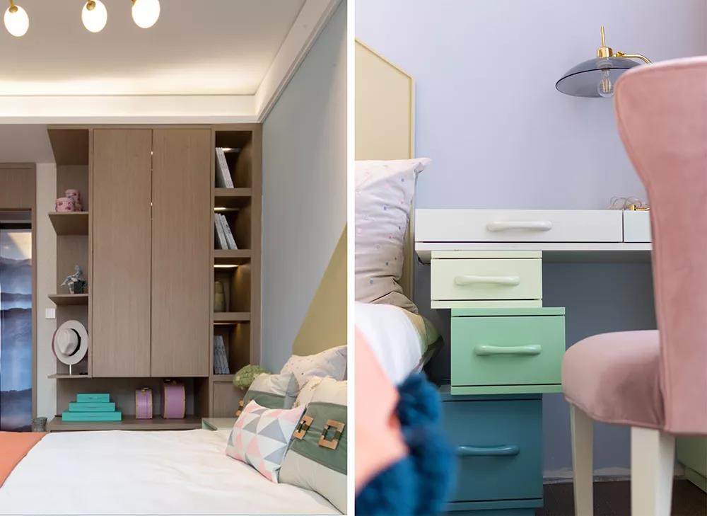 120㎡三室變四室，山水屏風(fēng)隔出書房，仿佛置身江南水鄉(xiāng)