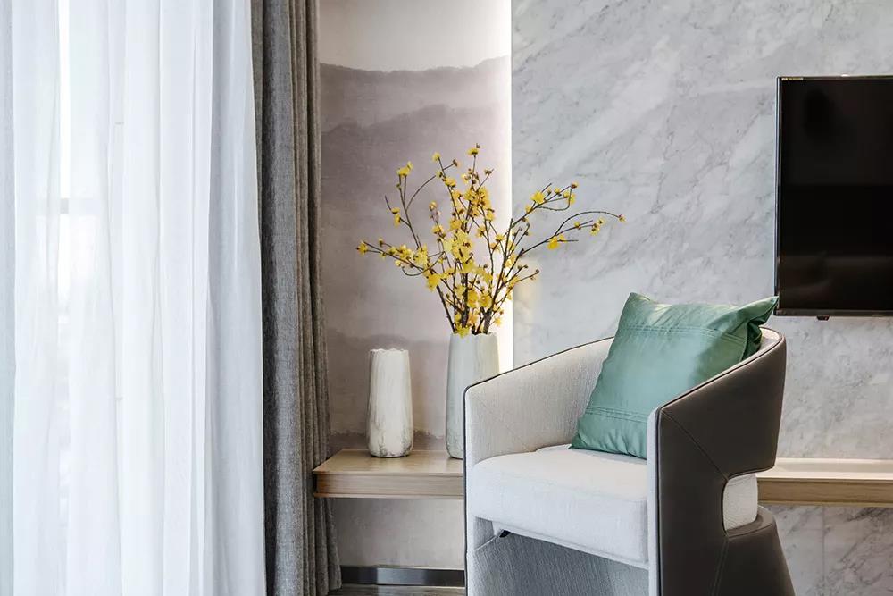 120㎡三室變四室，山水屏風(fēng)隔出書房，仿佛置身江南水鄉(xiāng)