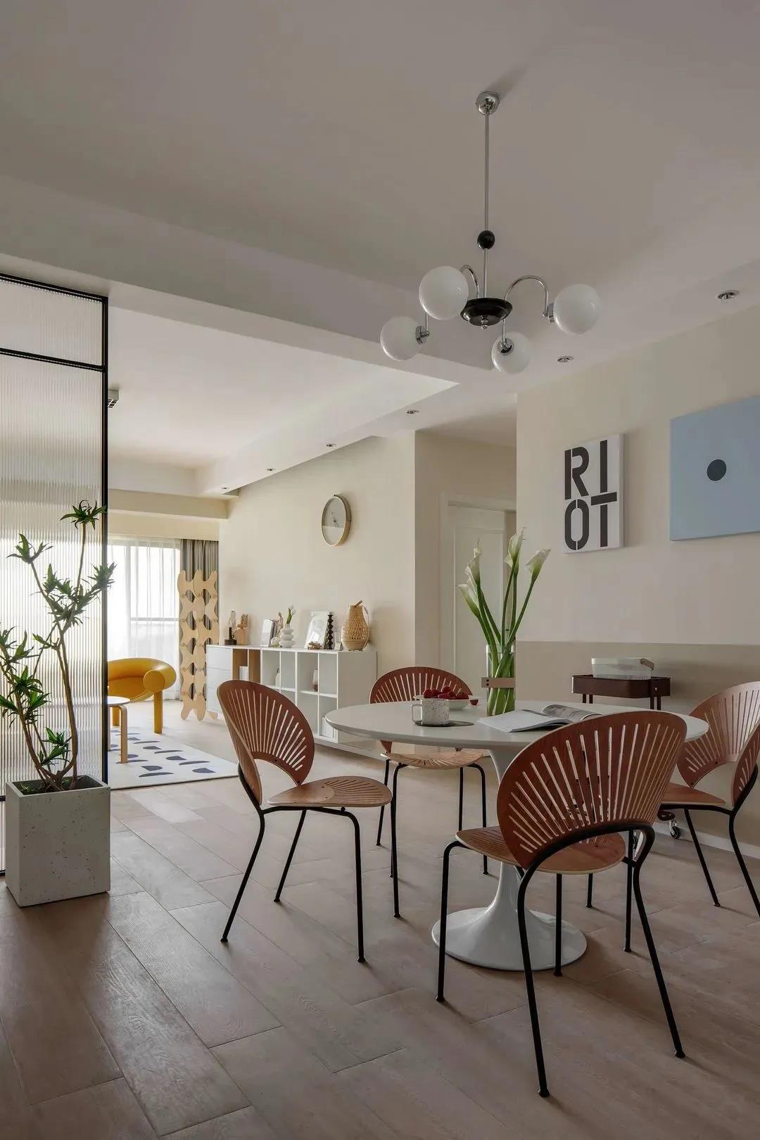 她家這套IKEA風120㎡，大橫廳變「親子互動區」