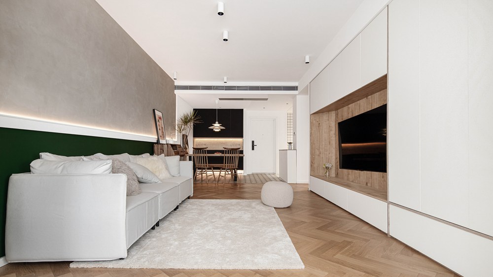 小夫妻80㎡兩居爆改，空間神規劃，一間房變成書房+衣帽間