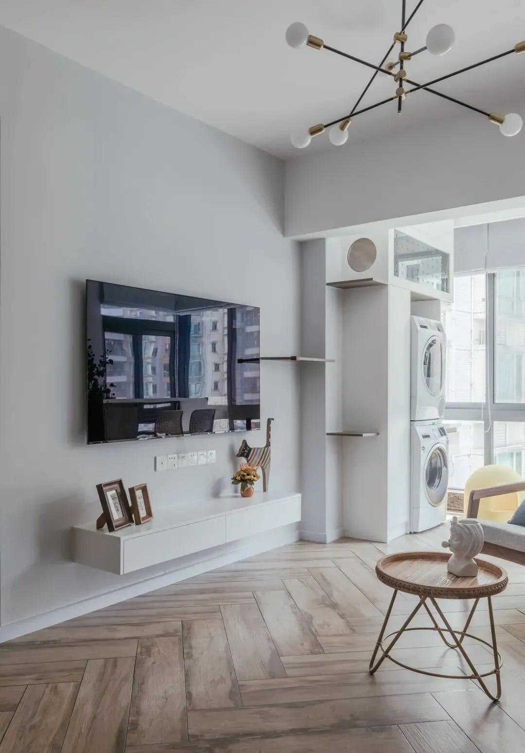 天津85㎡小戶型兩居巧利用，為貓主子再造出1㎡，太有創(chuàng)意！