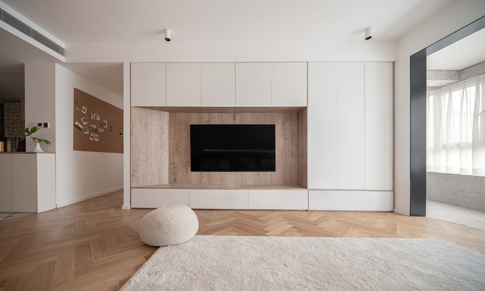 小夫妻80㎡兩居爆改，空間神規劃，一間房變成書房+衣帽間