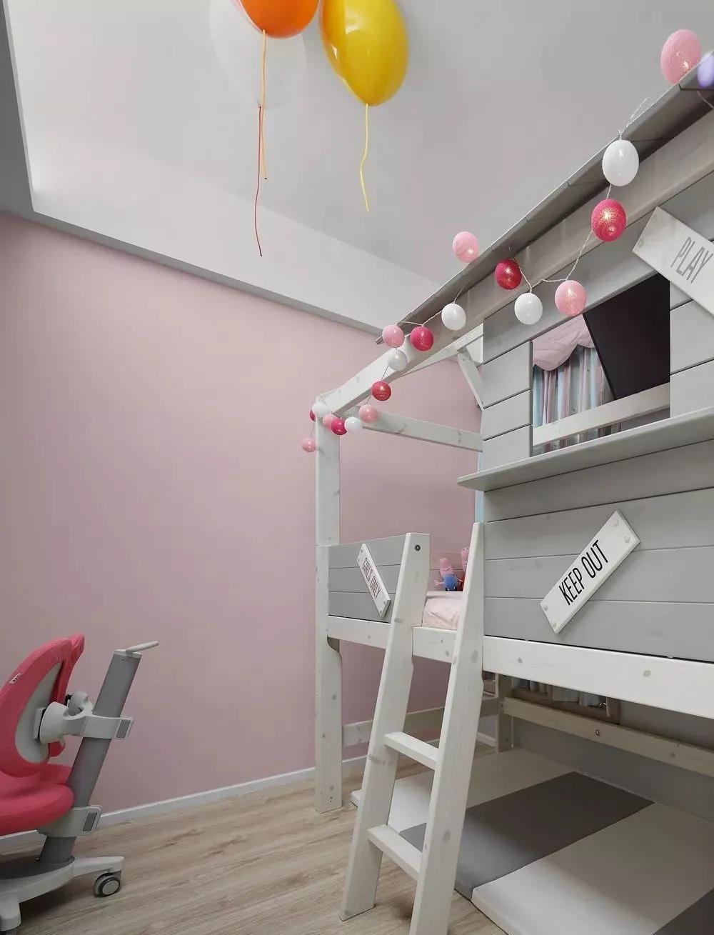 108㎡溫馨親子房，女兒最愛的摩爾莊園小木屋，刷爆朋友圈