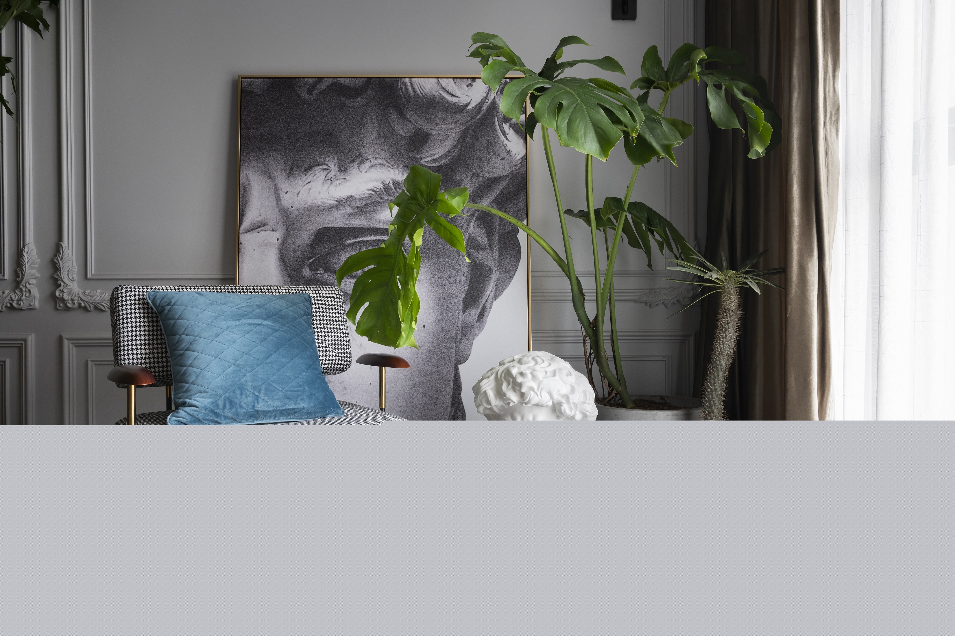 127m2美式豪宅，皮質(zhì)與藝術(shù)品的交響曲