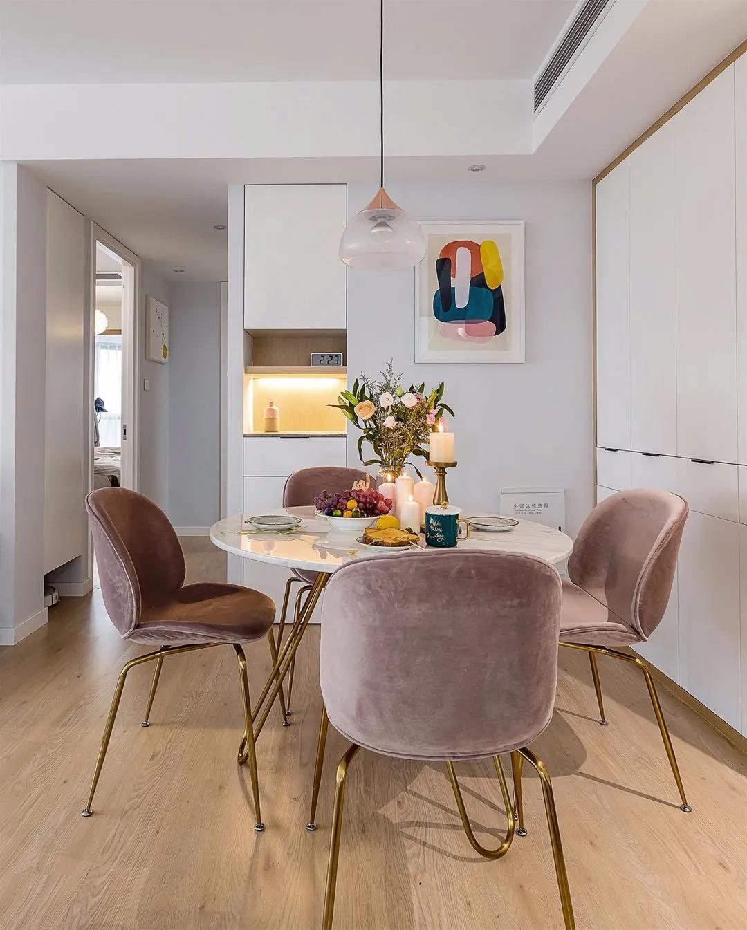 驚艷客人的103㎡輕奢小宅，高顏值與強收納并存！