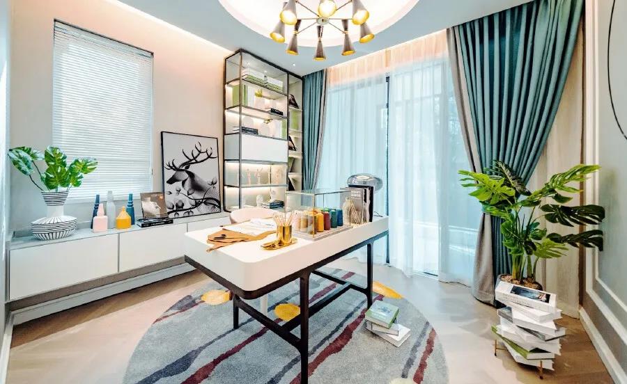 太原115㎡親子宅，落地窗工作室+夢幻兒童房，享受Hygge生活