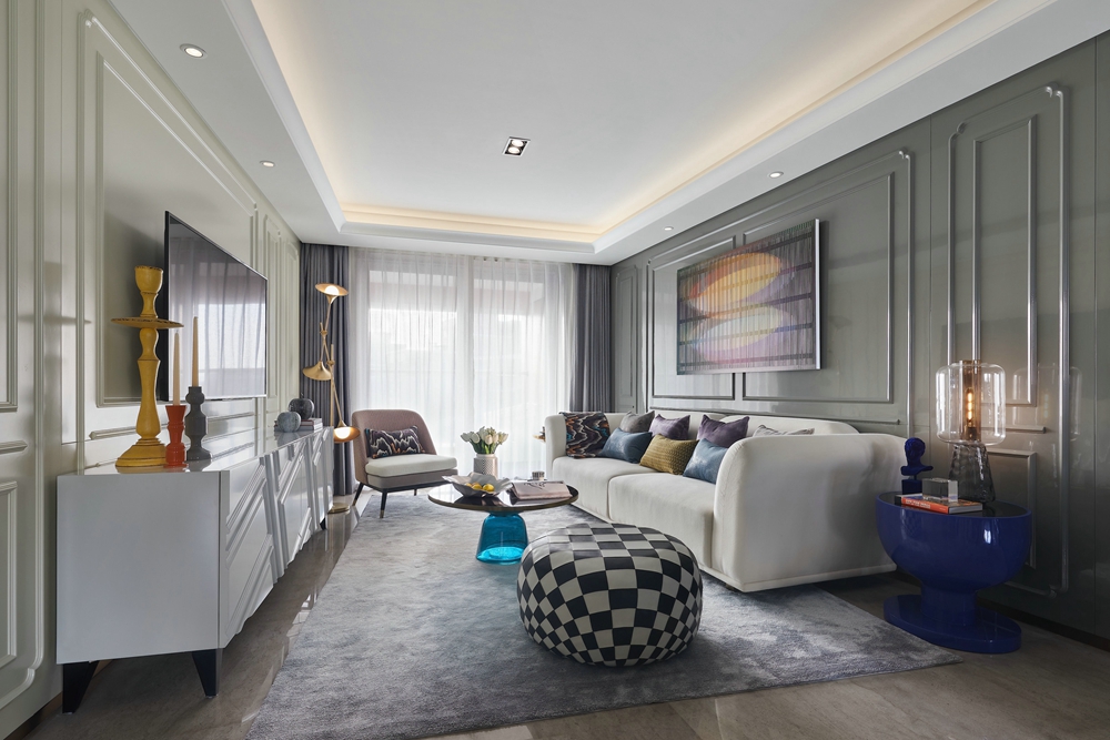 看完鄰居家輕奢風(fēng)背景墻，簡(jiǎn)直想把我家大白墻砸了