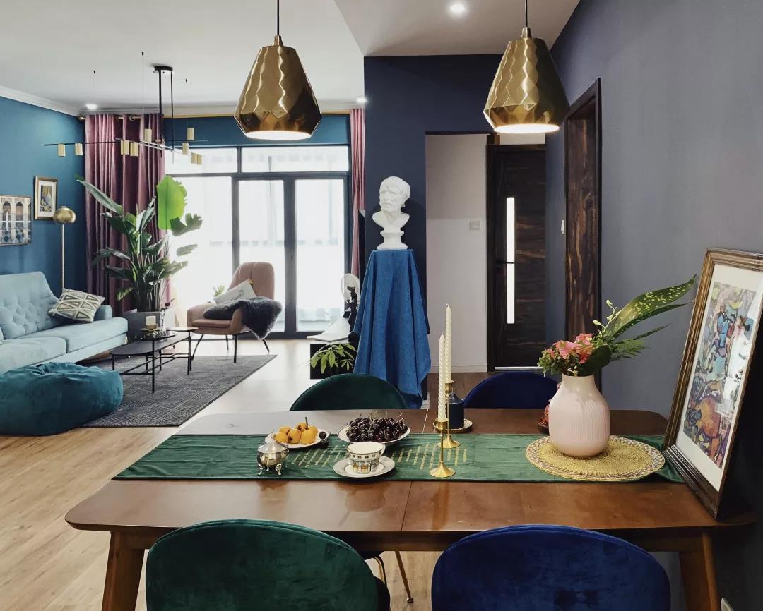 北京110㎡老房翻新，中古家具+元?dú)饩G植，寸寸都是高級(jí)感