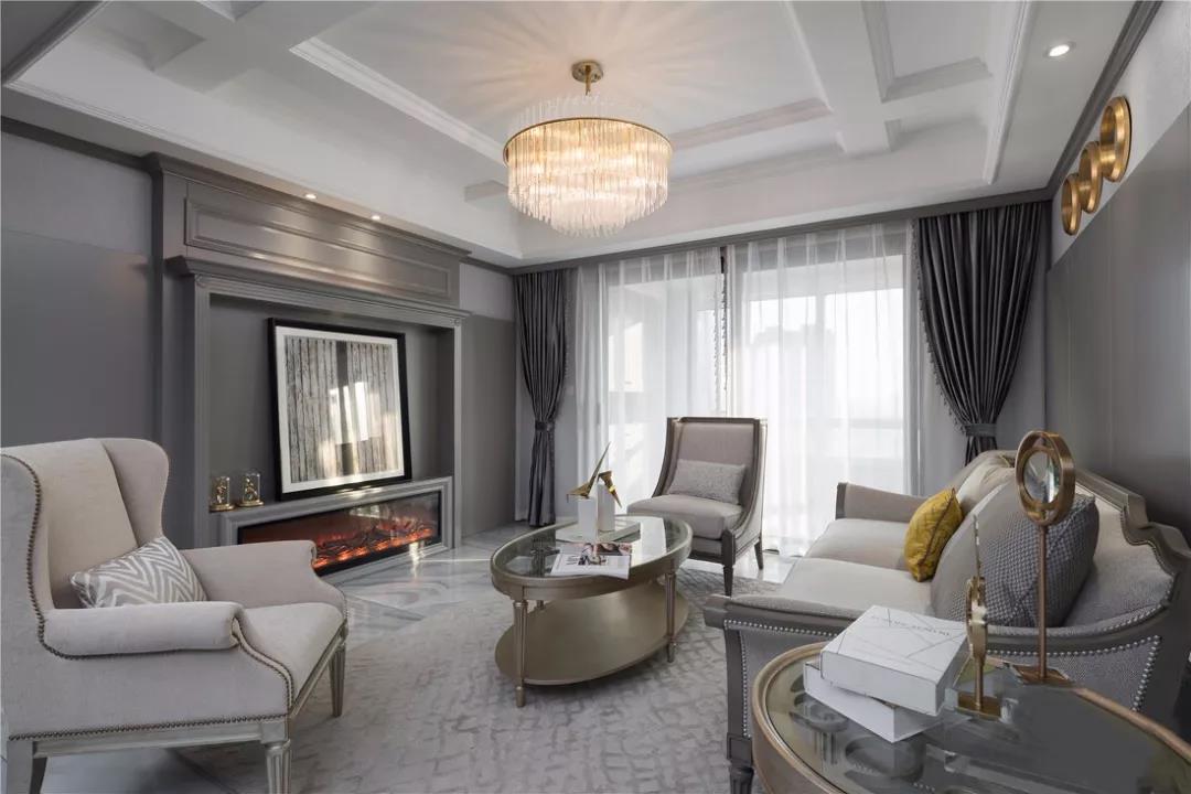 成都145㎡美式高級灰大宅，享受幸福的羅馬假日	