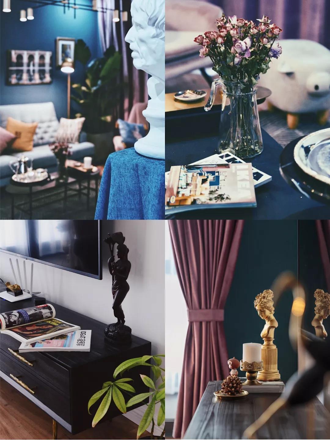 北京110㎡老房翻新，中古家具+元?dú)饩G植，寸寸都是高級(jí)感