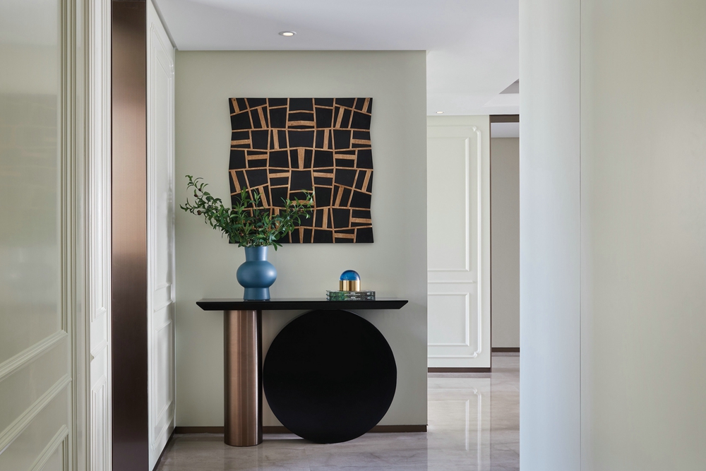 看完鄰居家輕奢風(fēng)背景墻，簡(jiǎn)直想把我家大白墻砸了