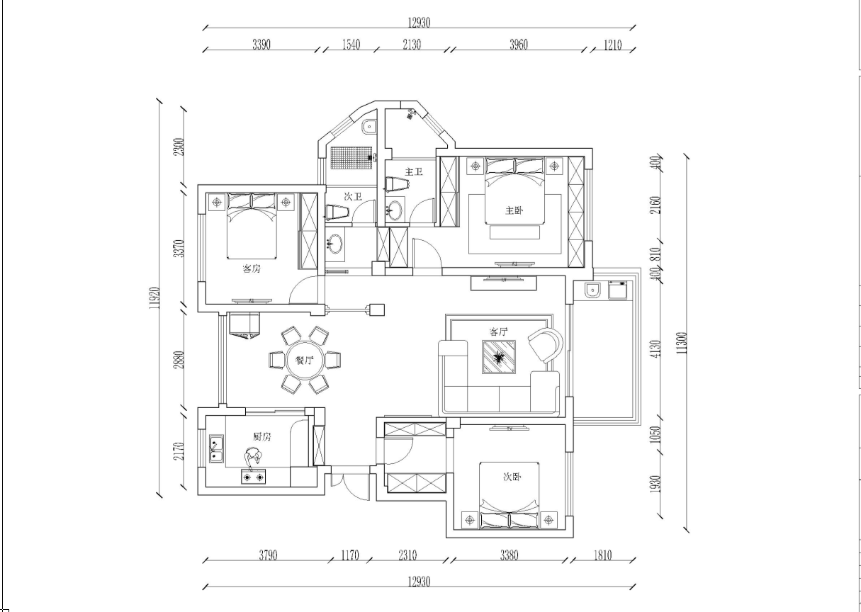 簡(jiǎn)約120㎡三居，MUJI風(fēng)與ins風(fēng)的巧妙融合