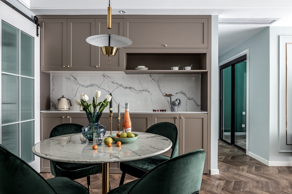 蘇州124㎡三居還有超棒工作室，這個(gè)家的高傲已盡數(shù)體現(xiàn)