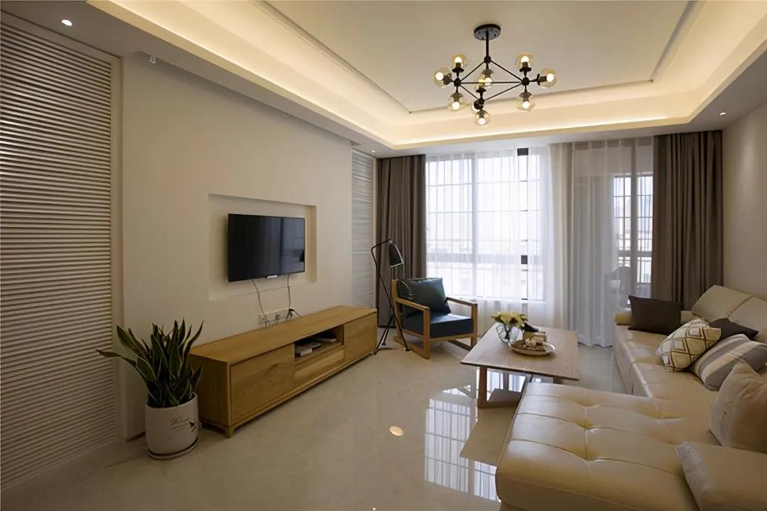 南昌夫妻極簡(jiǎn)主義，90㎡北歐風(fēng)兩居，特制吧臺(tái)太有品位了！