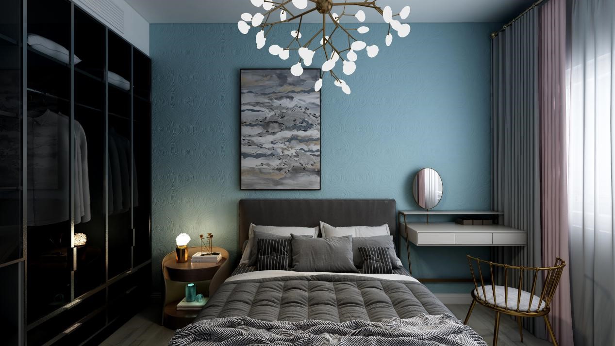 120㎡三居橫廳這么長(zhǎng)，反而拉近全家人距離	