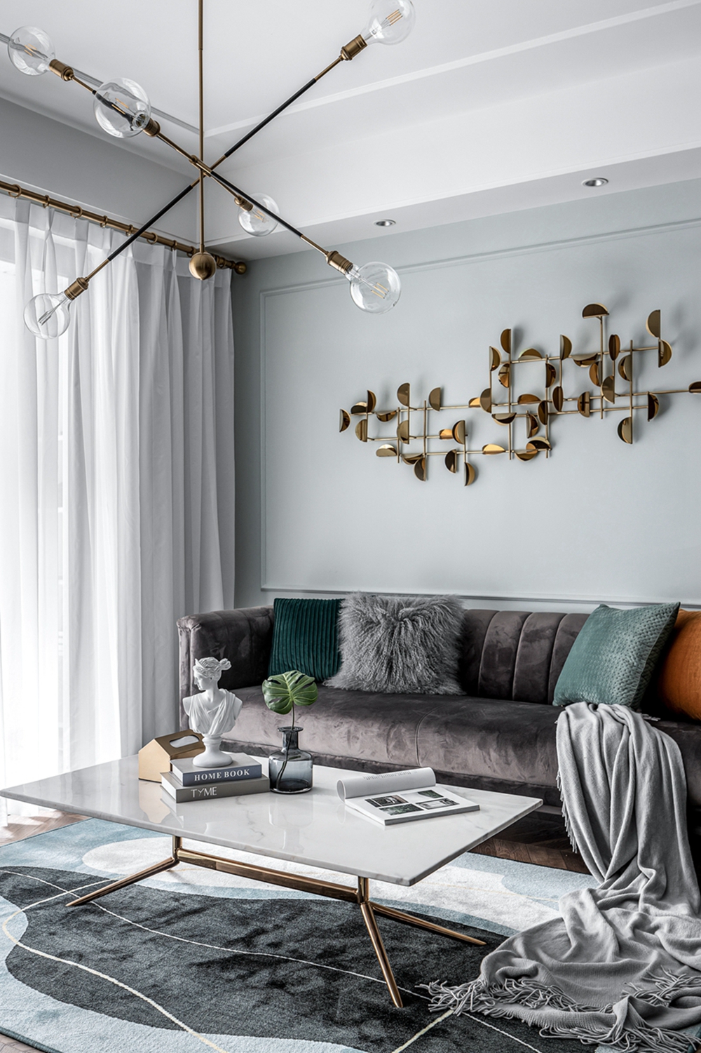 蘇州124㎡三居還有超棒工作室，這個(gè)家的高傲已盡數(shù)體現(xiàn)