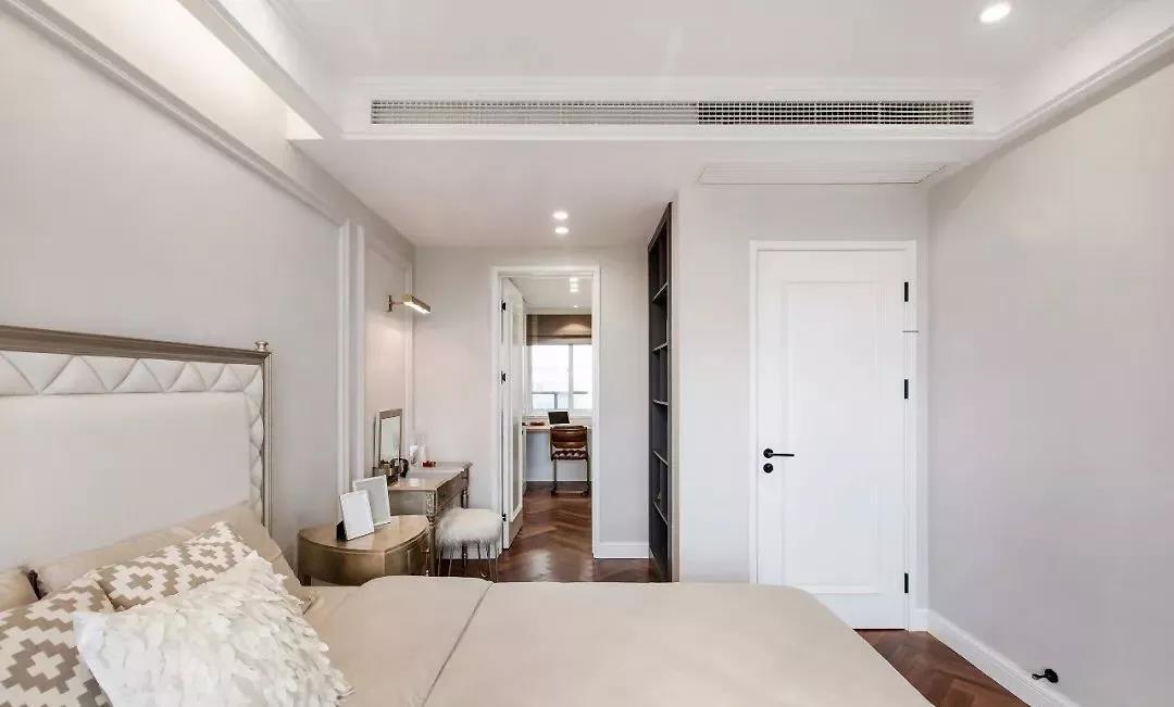 衣帽間內(nèi)藏書房，這套成都95㎡美式婚房，給滿分！