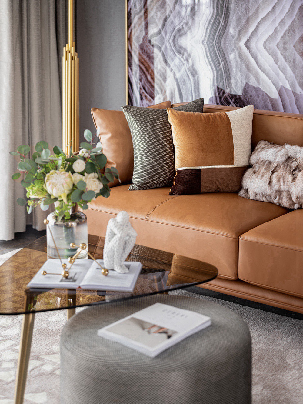 上海小兩口137㎡油畫質(zhì)感輕奢宅，效果驚艷全小區(qū)！