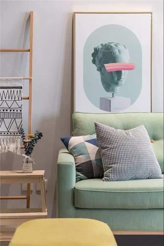 成都夫妻92㎡打造MUJI風，景觀廚房+客廳書房，超實用