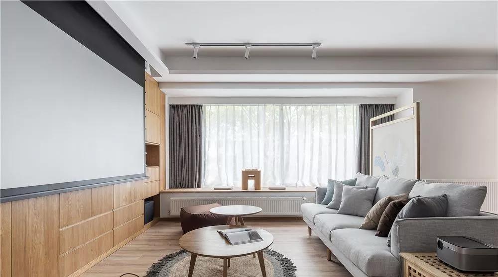 成都105㎡原木二人居|家庭影院、客廳飄窗、獨(dú)立茶室，清新又精致！