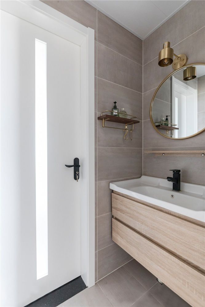 成都夫妻92㎡打造MUJI風，景觀廚房+客廳書房，超實用