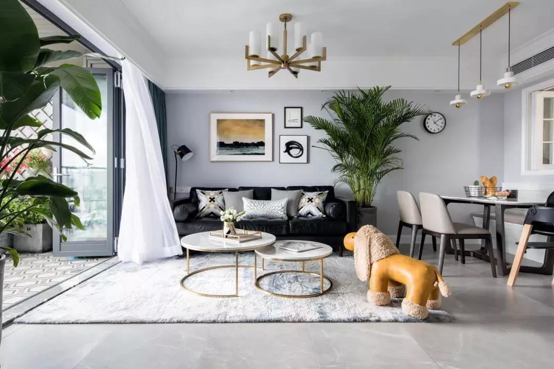 花園陽(yáng)臺(tái)+閱讀式客廳 新晉奶爸13萬(wàn)實(shí)現(xiàn)妻子輕奢美式夢(mèng)