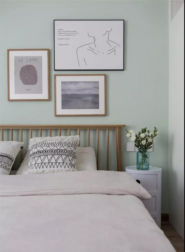 原木風+北歐綠植，魔都夫妻93㎡小二居用心規劃，越住越大