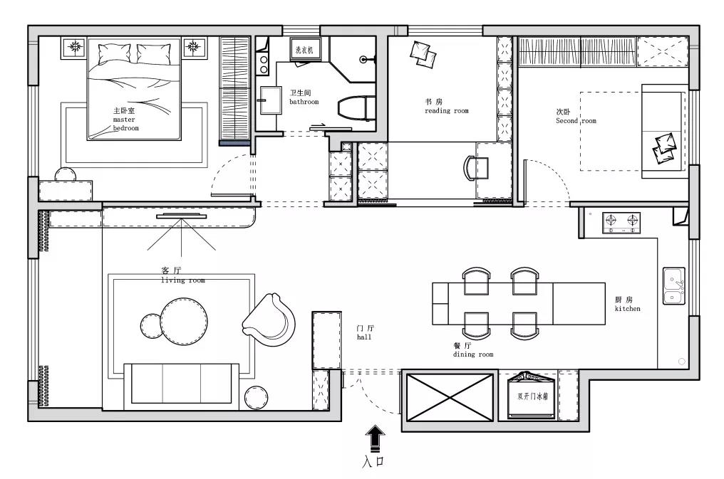 工業(yè)元素的簡(jiǎn)約風(fēng)，隨處有書(shū)可讀的小世界