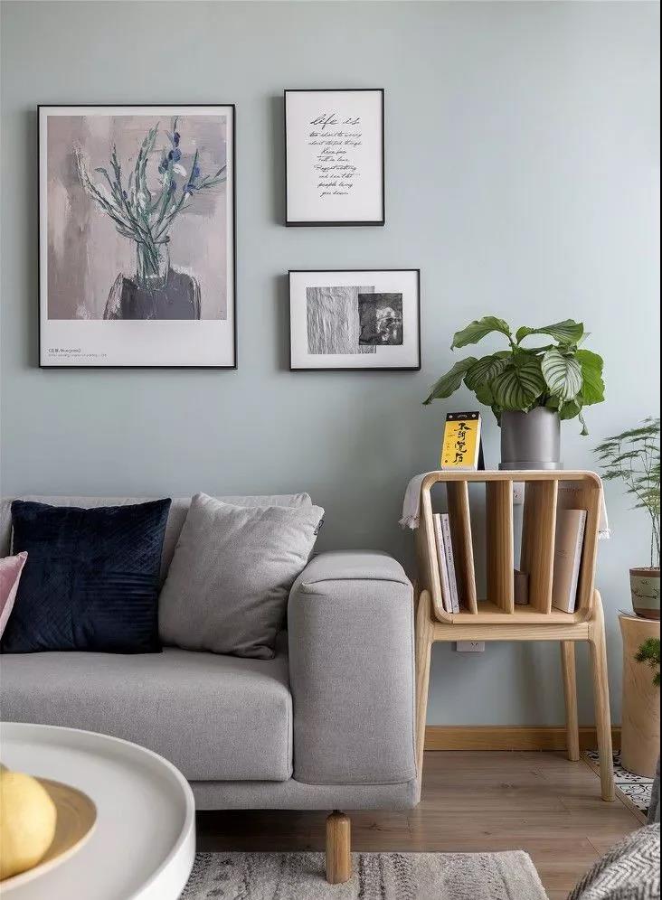 原木風+北歐綠植，魔都夫妻93㎡小二居用心規劃，越住越大