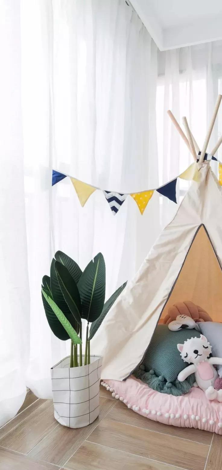 陽臺露營+餐廳賞花，這套天津112㎡學區房真會玩！