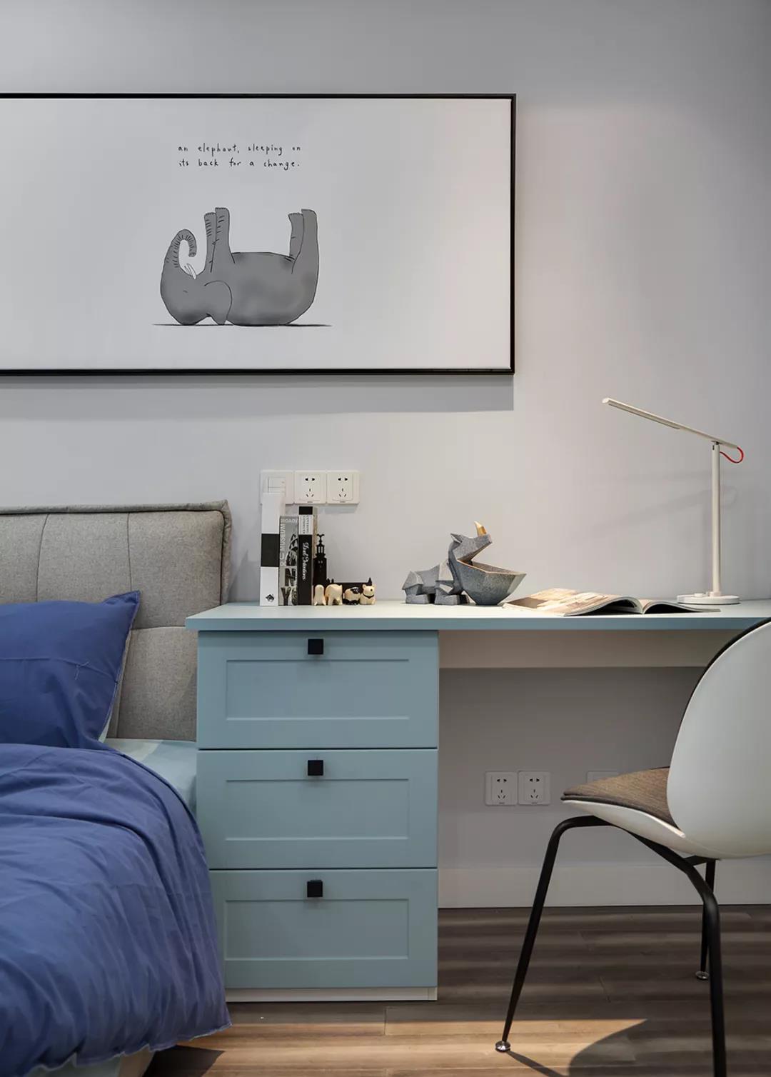 深圳夫妻改造120㎡，定制收納柜+榻榻米書房，這個家超精致