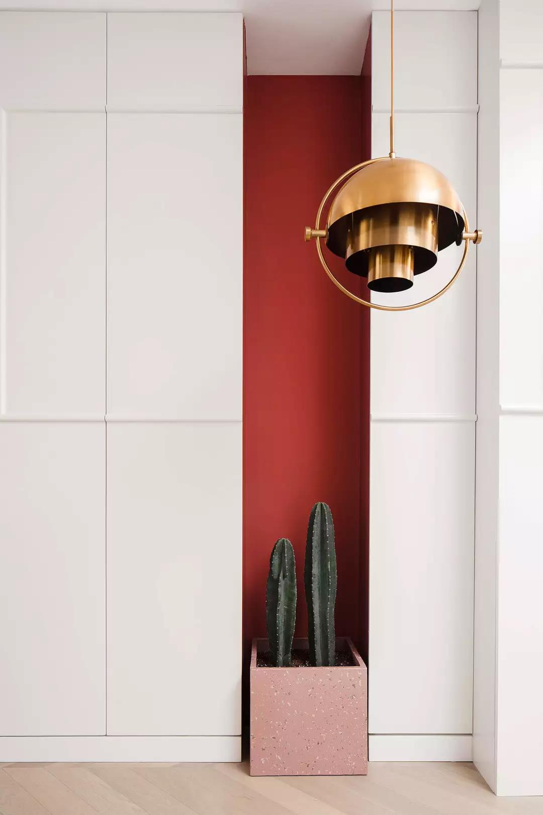 故宮紅+ins元素豪裝125㎡毛坯房，鄰居羨慕哭！