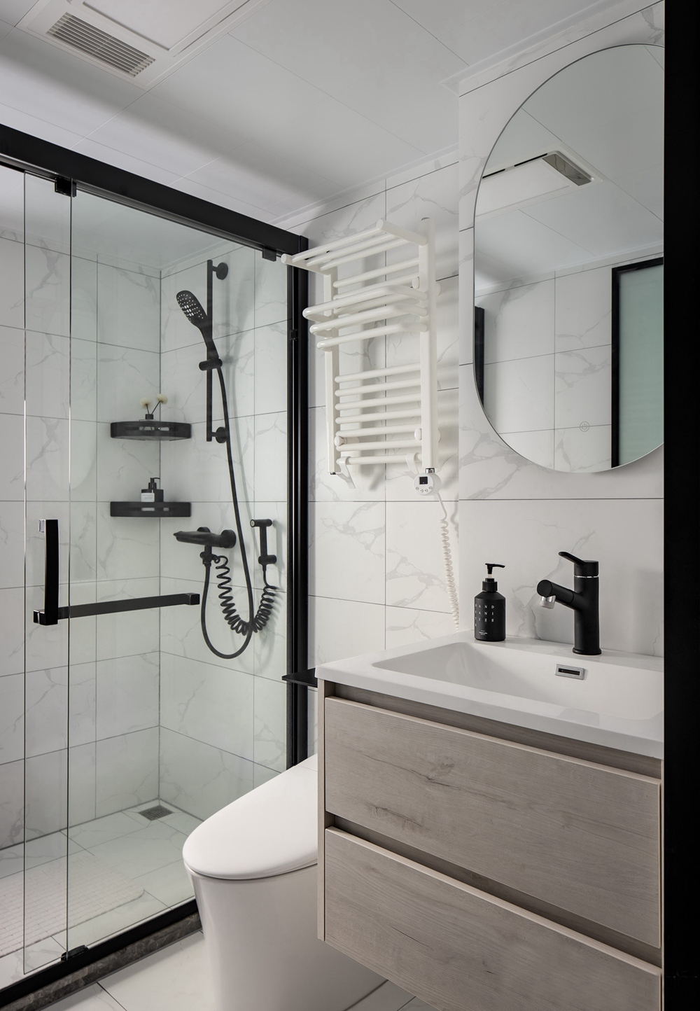 深圳夫妻改造120㎡，定制收納柜+榻榻米書房，這個家超精致