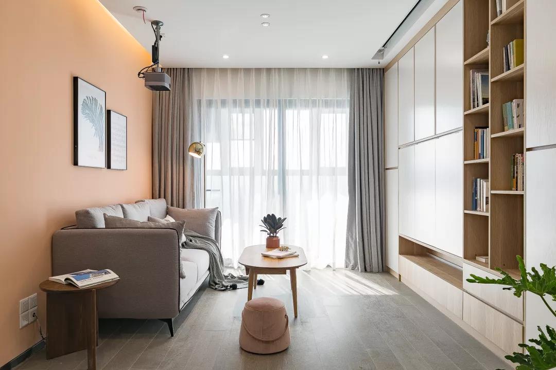 全屋收納+卡座+吧臺，我家72㎡小兩居又美又颯