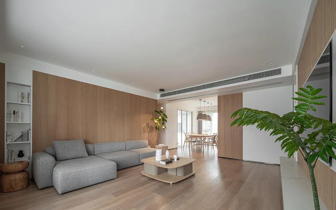 留學夫妻“遠程”裝修140㎡婚房，休閑茶室+多功能房舒適又美好！