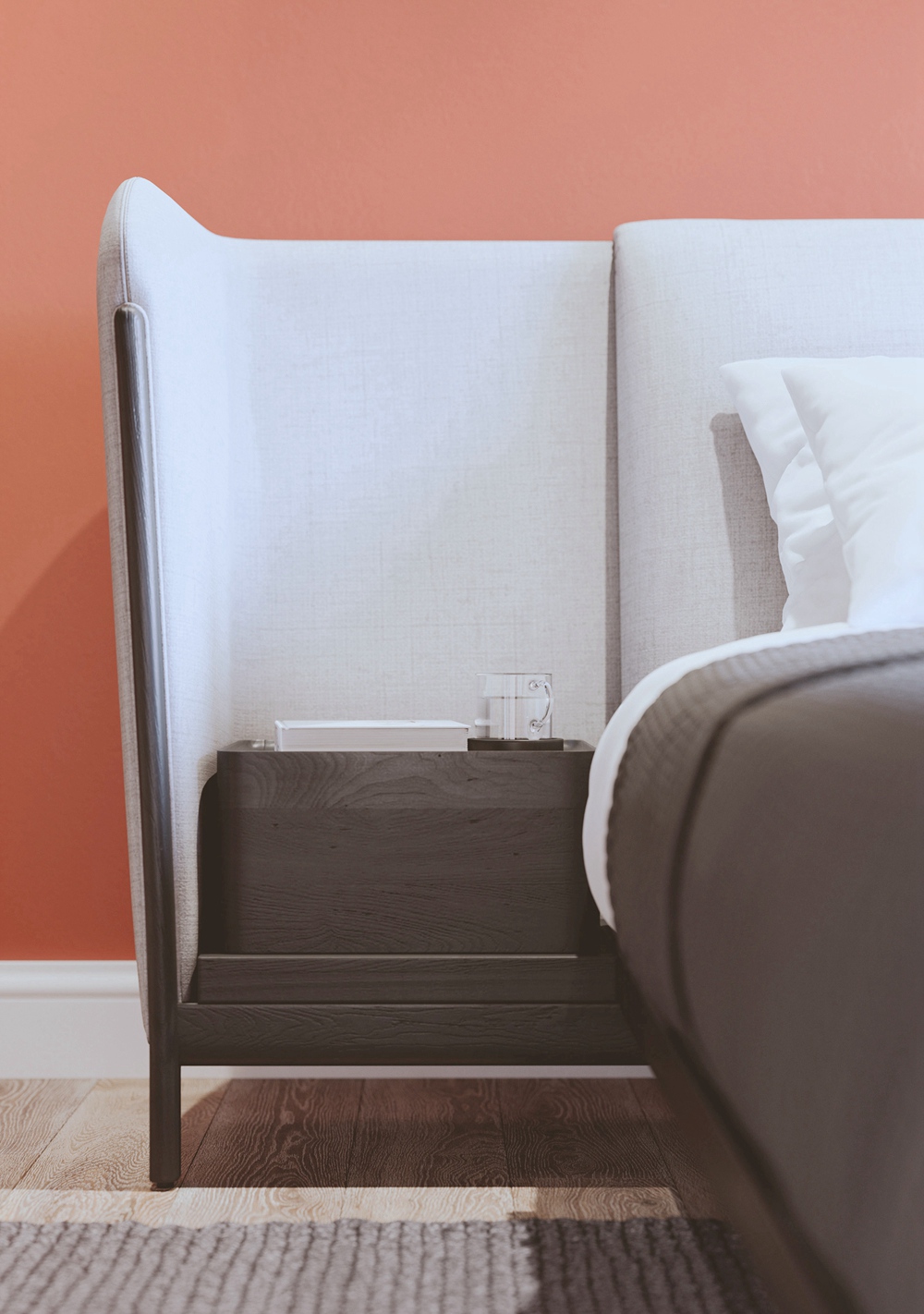 65㎡一室一廳，轉角客廳和廚房簡直美哭我！