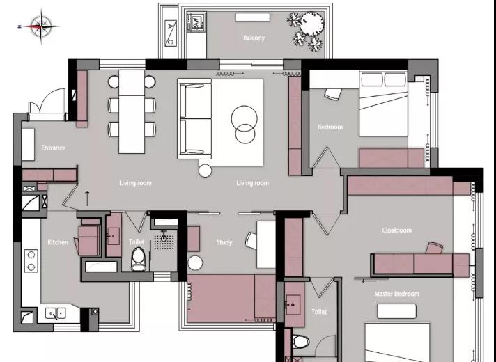 為娃二次裝修，119㎡裝進4室2衛不擁擠