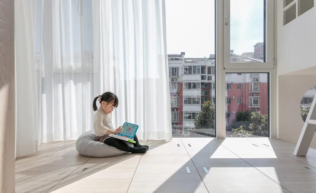 110㎡樹(shù)屋親子宅，定制收納柜，空間多到用不完！